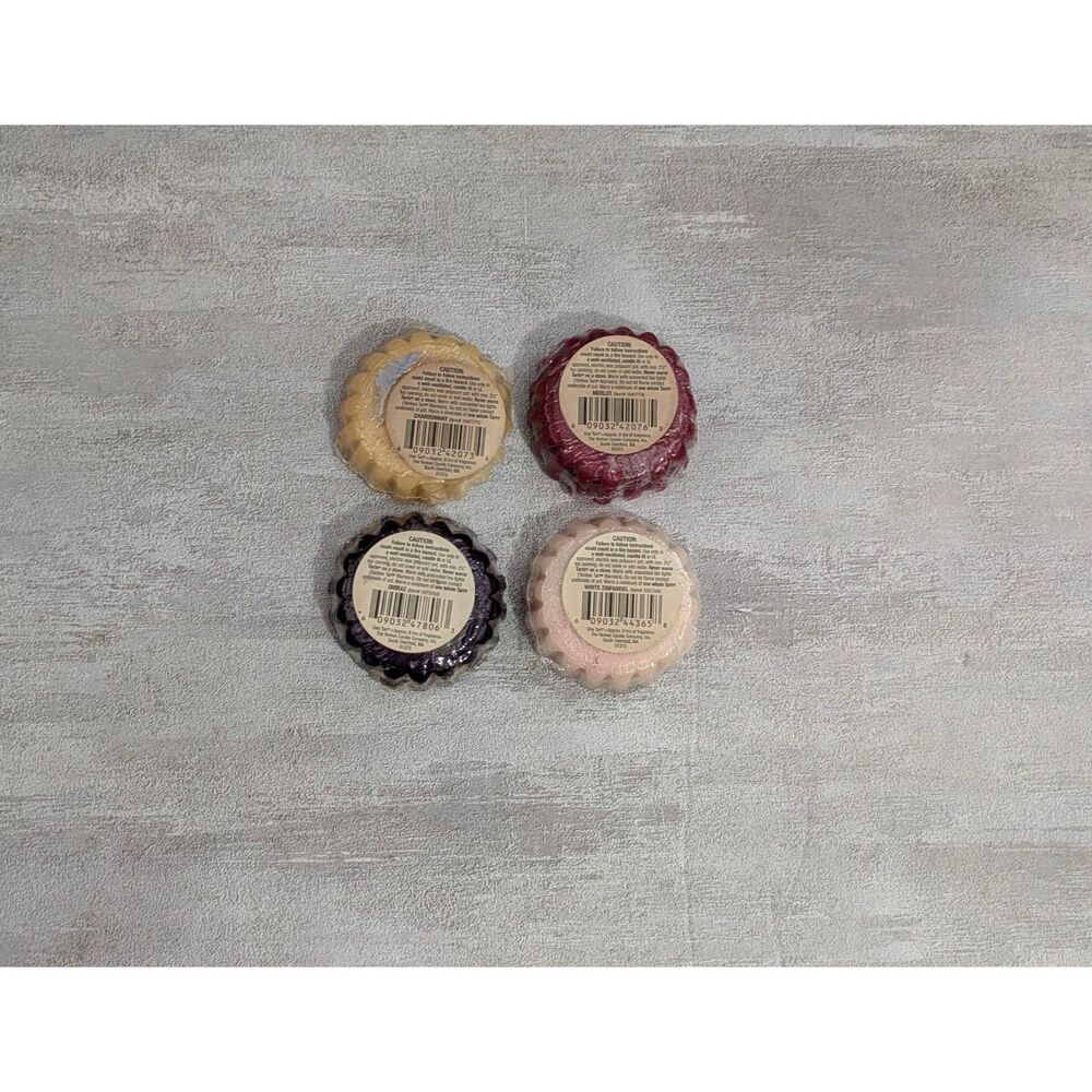 Yankee Candle Vintage Wine Tarts Set - Rare Retired Scents Lot of 4 - Picture 4 of 4